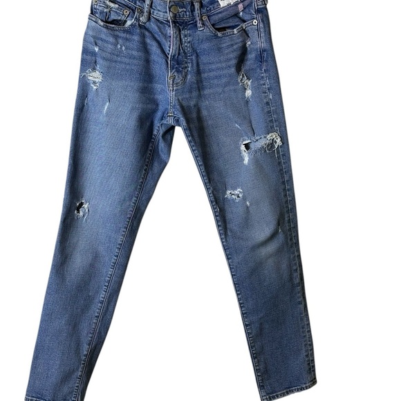 Abercrombie & Fitch Distressed Blue Jeans - Picture 1 of 13